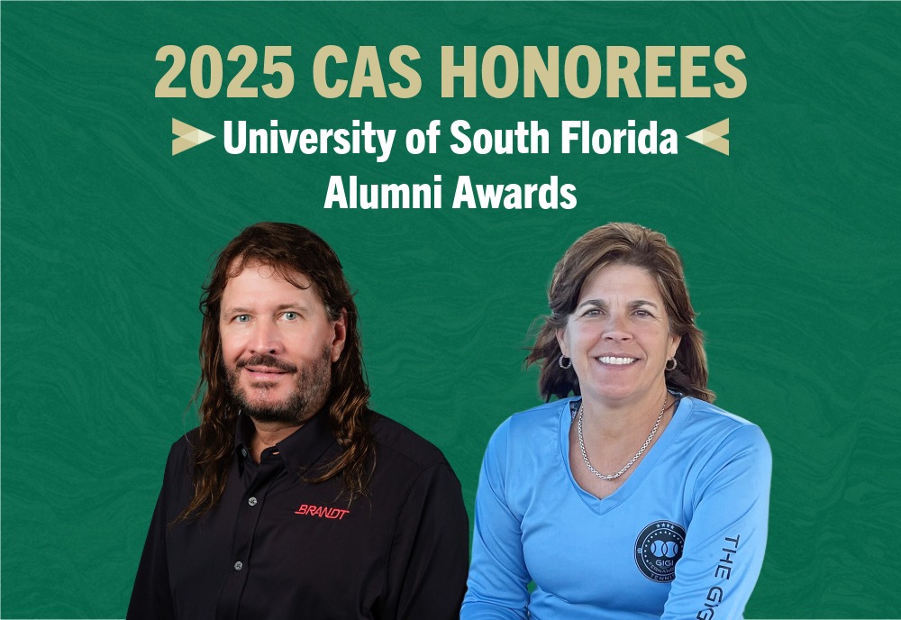 2025 CAS Honorees banner with Rick Brandt and Gigi Fernandez