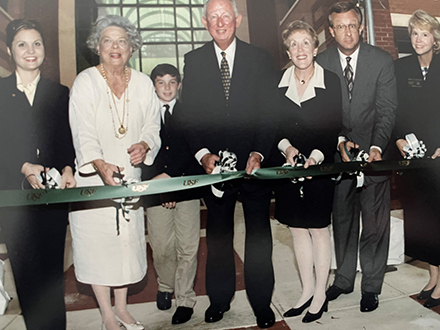 During her tenure at USF, Castor prioritized campus beautification and construction through new buildings, like the Sam and Marth Gibbons Alumni Center. (Photo courtesy of Betty Castor)