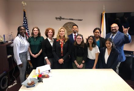 LIP students spent some time with Florida  Rep. Linda Chaney during USF Day at the Capitol