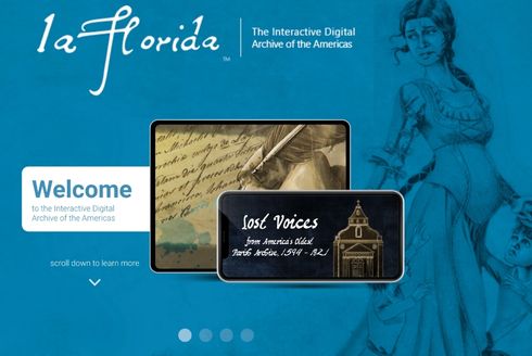 La Florida home page at laflorida.org. (Photo courtesy of Rachel Sanderson)