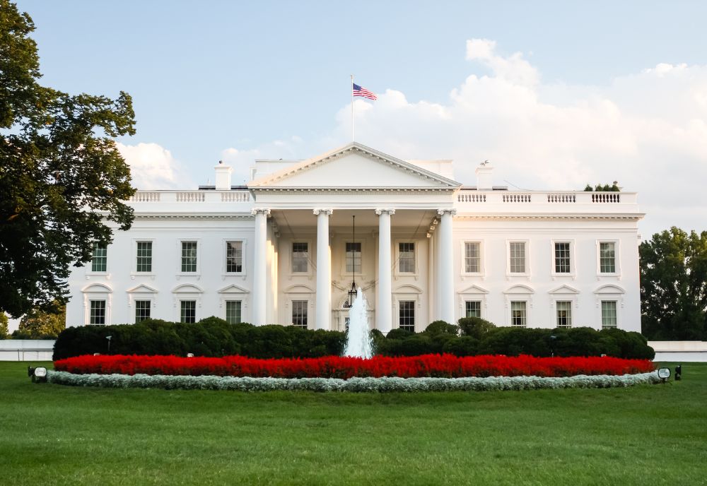 exterior of the White House