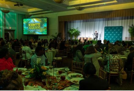 View of the 2023 Joyce Russell Kente Awards and Scholarship Ceremony. (Photo courtesy of USF Alumni Association)