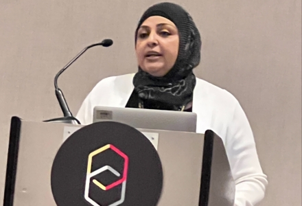 Elhendi presented her research at the ICA 2023 conference this year in Toronto. (Photo courtesy of Rana Elhendi)