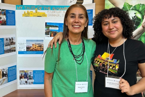 Dr. Beatriz Padilla (left) and Glenda Vaillant Cruz (Right). (Photo courtesy of Padilla)