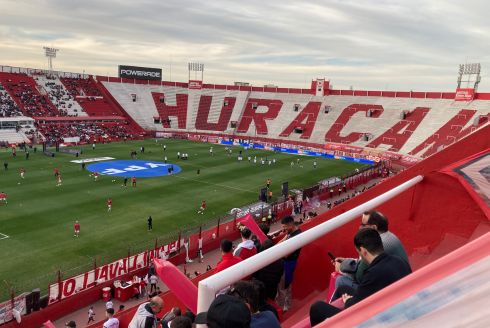 The Club Atlético Huracán stadium, home of Novoa’s local soccer team. (Photo courtesy of Adriana Novoa)