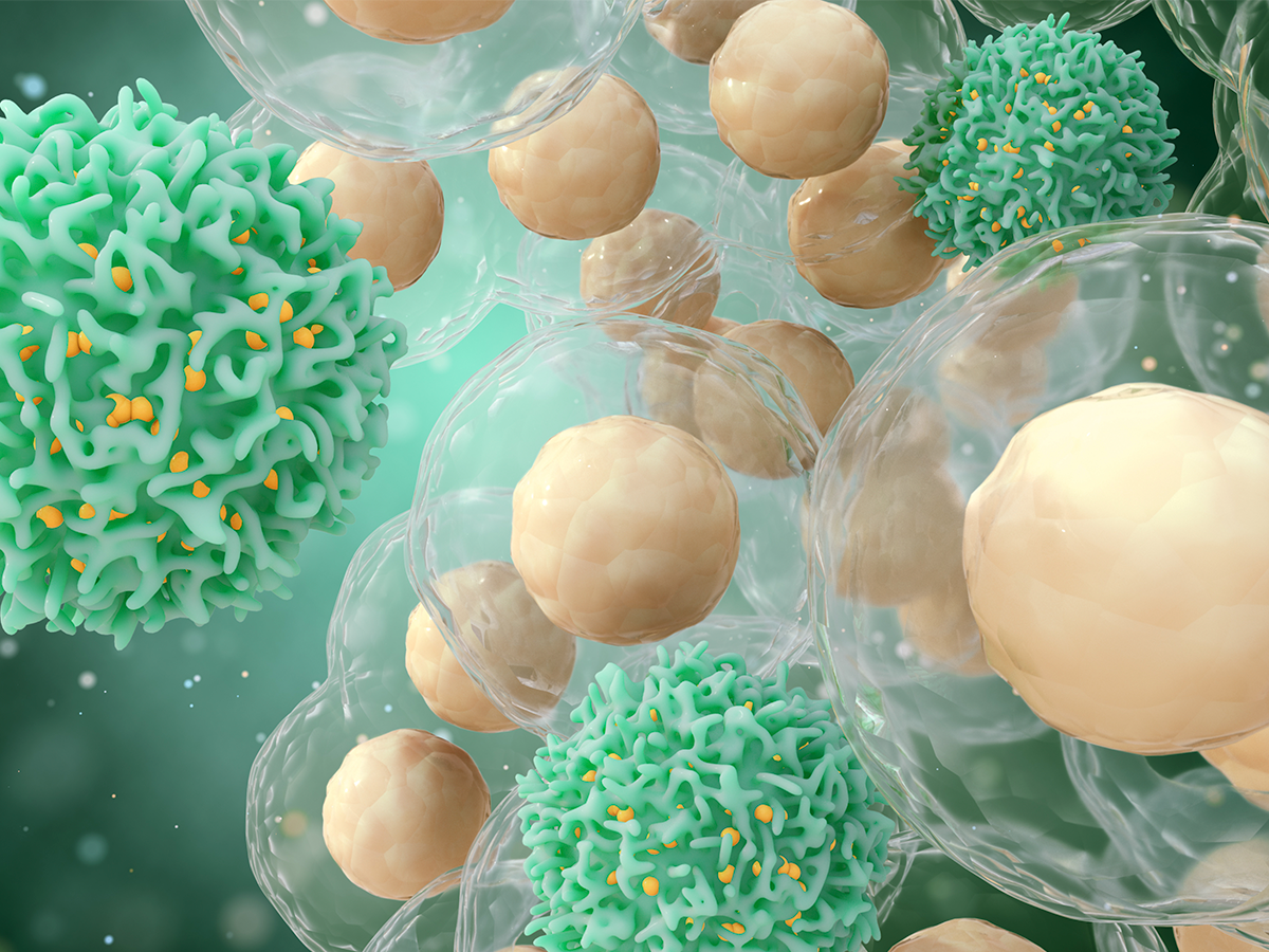 illustration of cancer cells