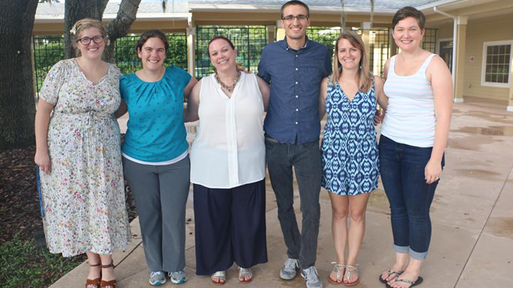 GSO Officers at 2017 graduate student orientation