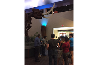 Students of Dr. Wallman’s 2017 Archaeological Field School take a trip to the South Florida Museum to learn about local natural and cultural history