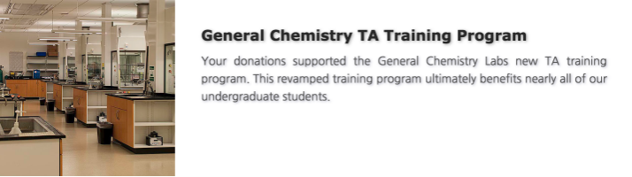 General Chemistry TA Training