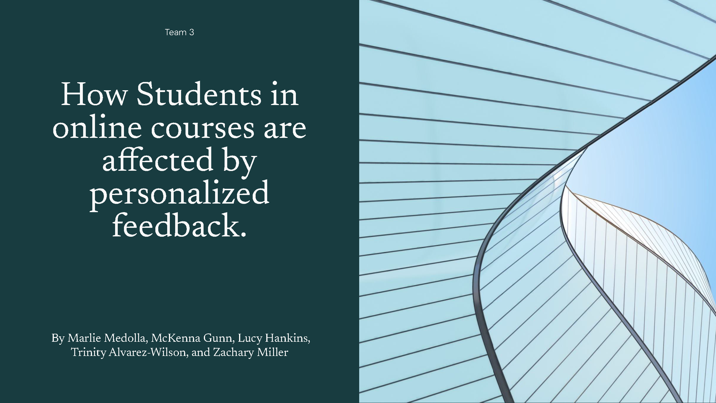 Applied Research Methods Presentation