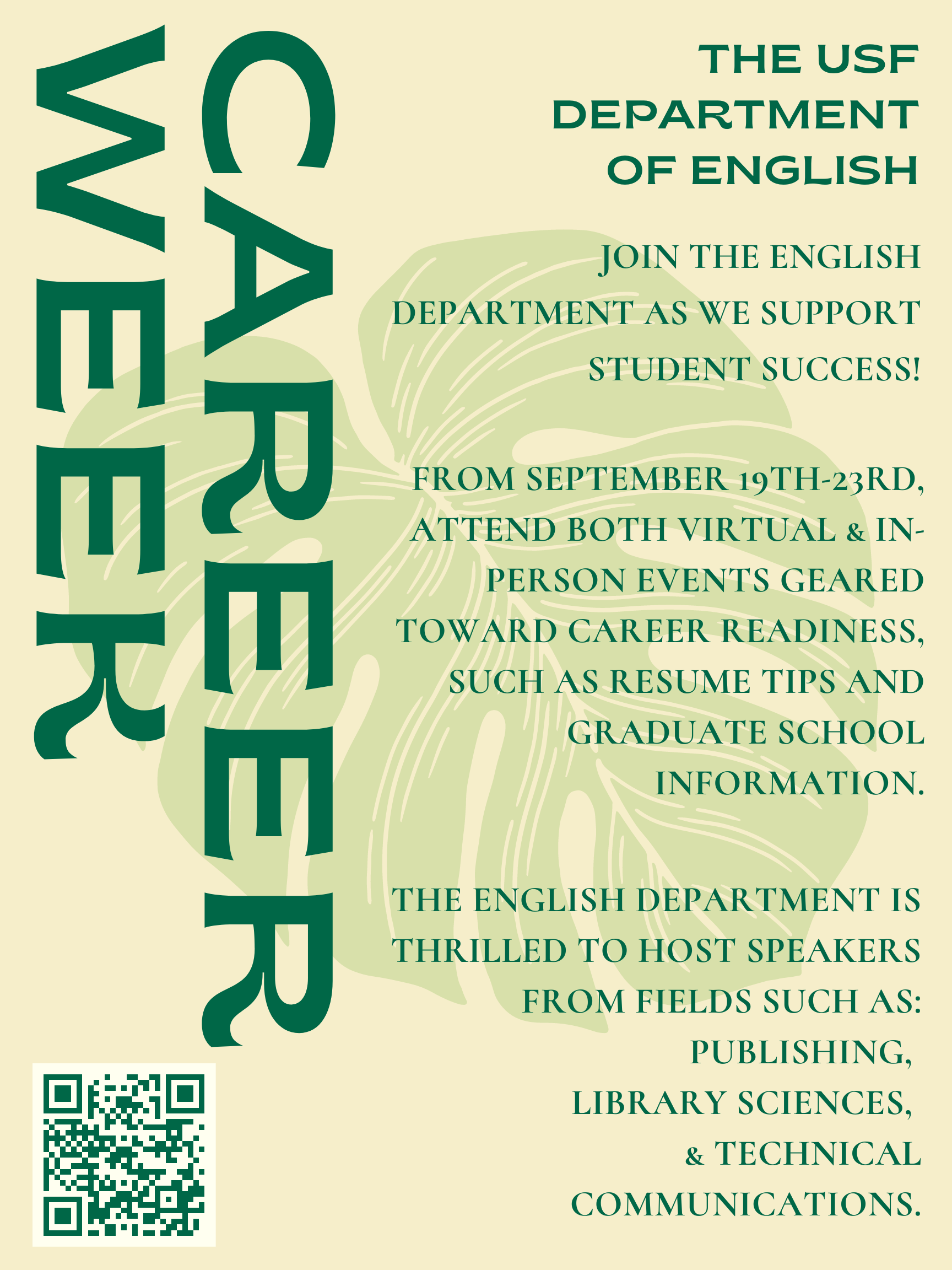Career Week Fall 2022 Flyer