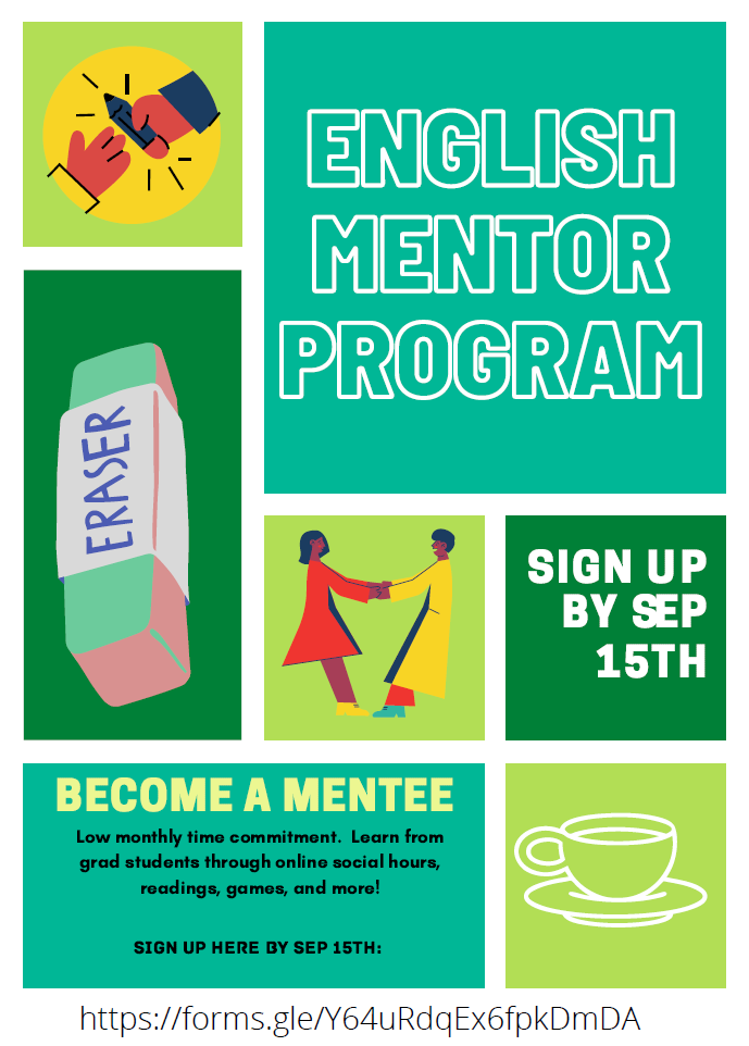Flyer for mentorship application