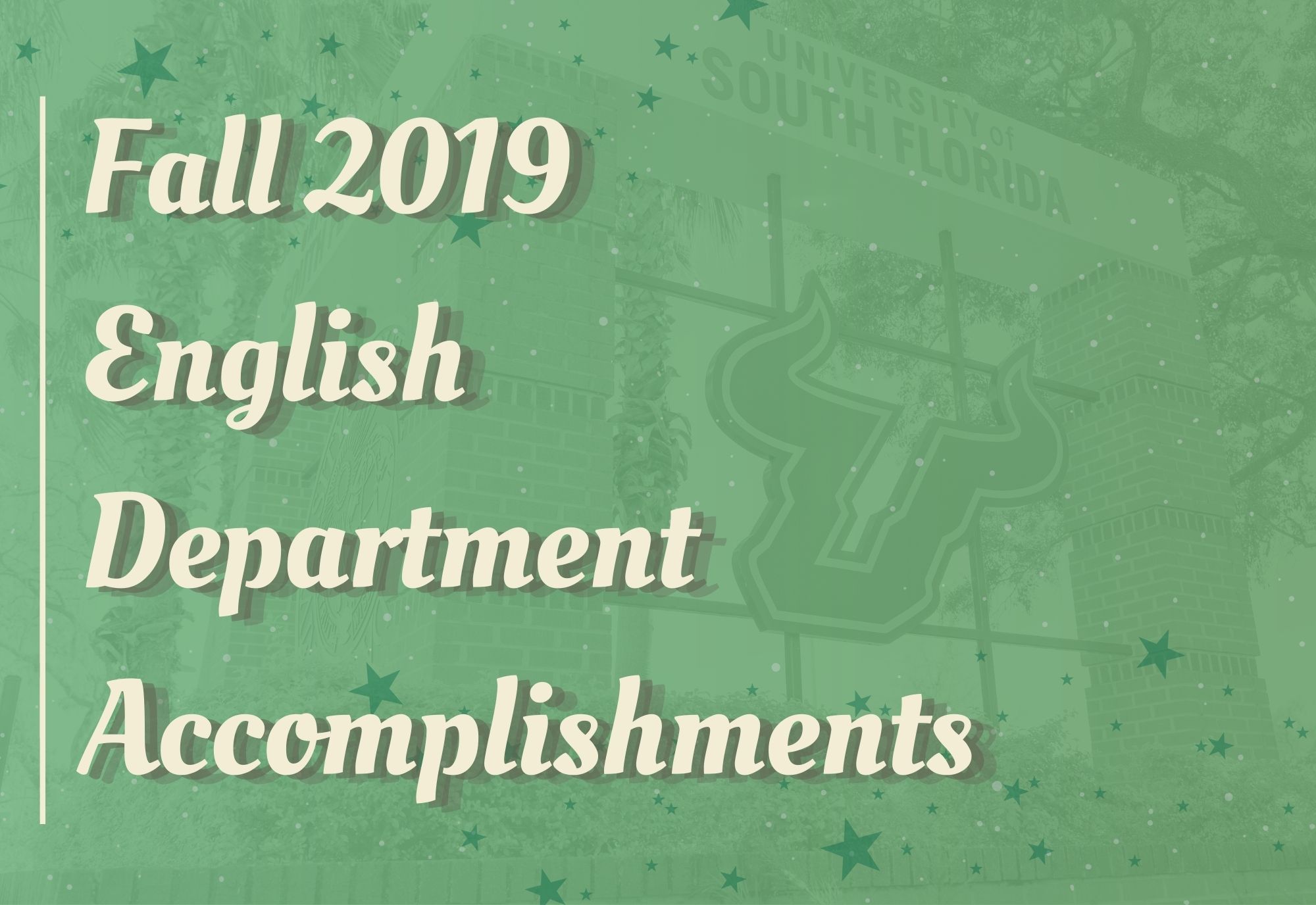 Fall 2019 English Department Accomplishments