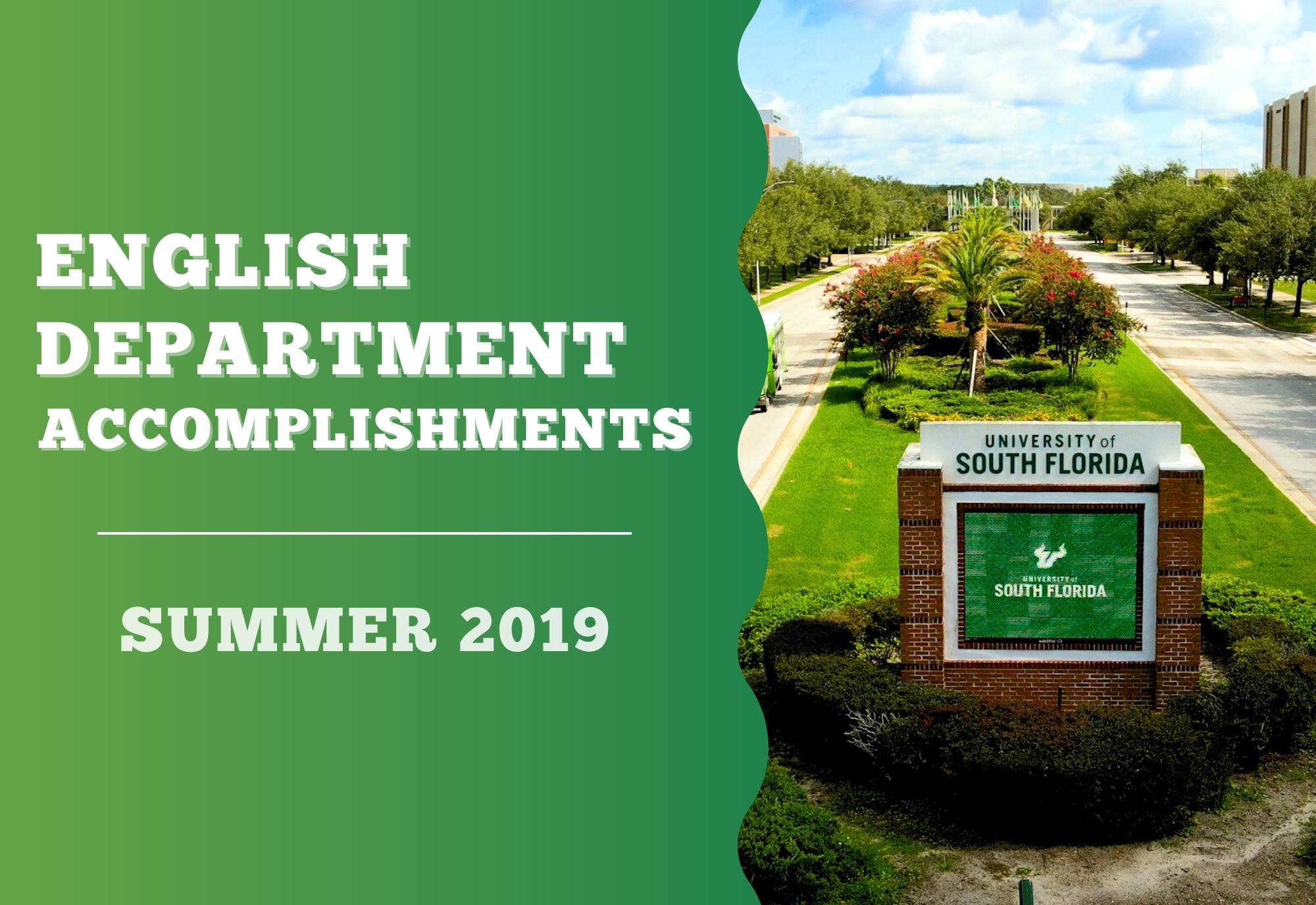 Summer 2019 English Department Accomplishments