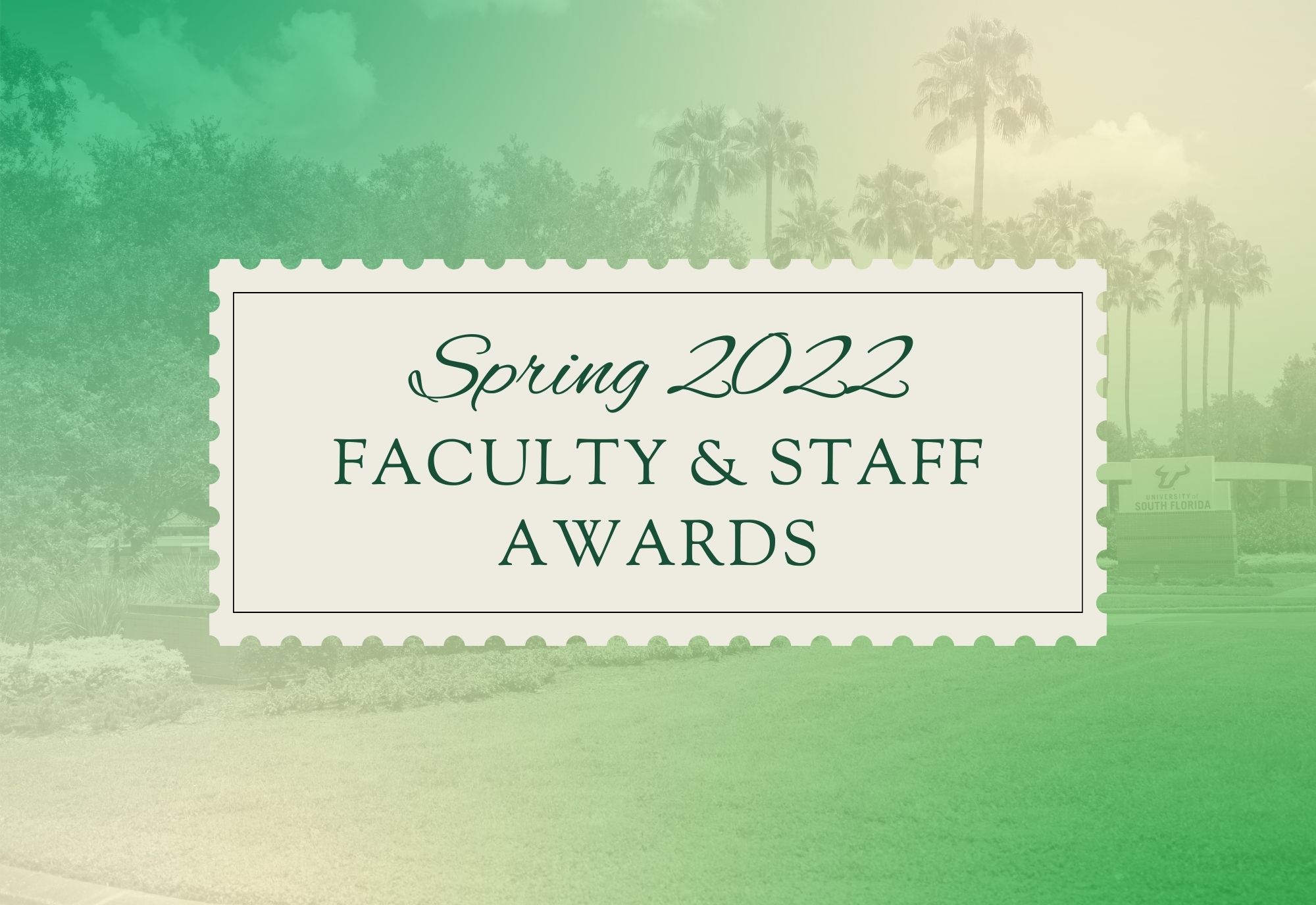 Spring 2022 Faculty & Staff Awards