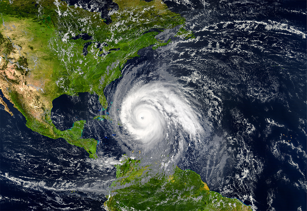 Photo of hurricane