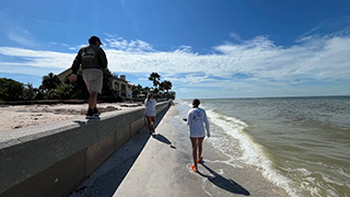 Pinellas beaches after Helene