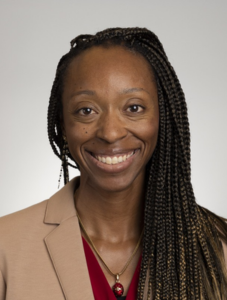 woman smiling for headshot