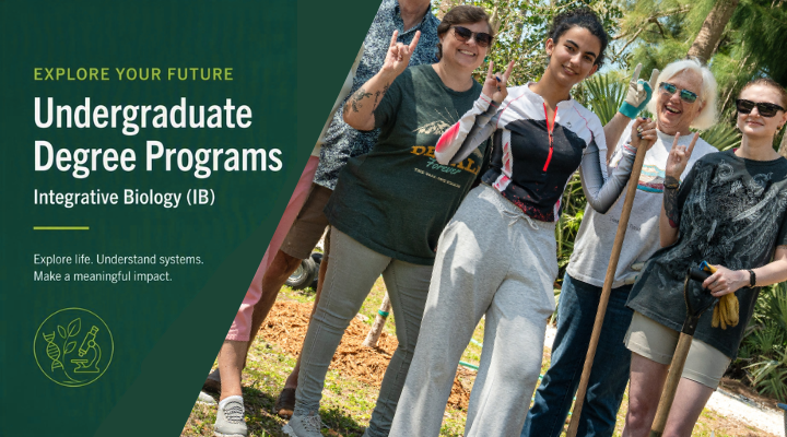 collage of text and students and faculty in field work