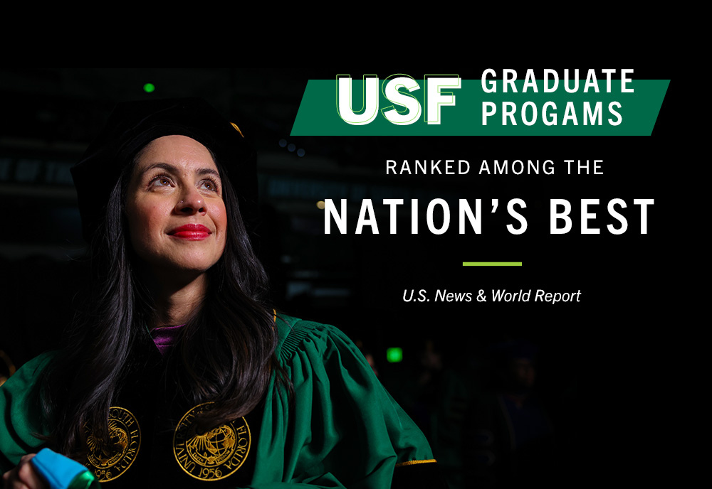 USF Top 50 Graduate Programs Banner
