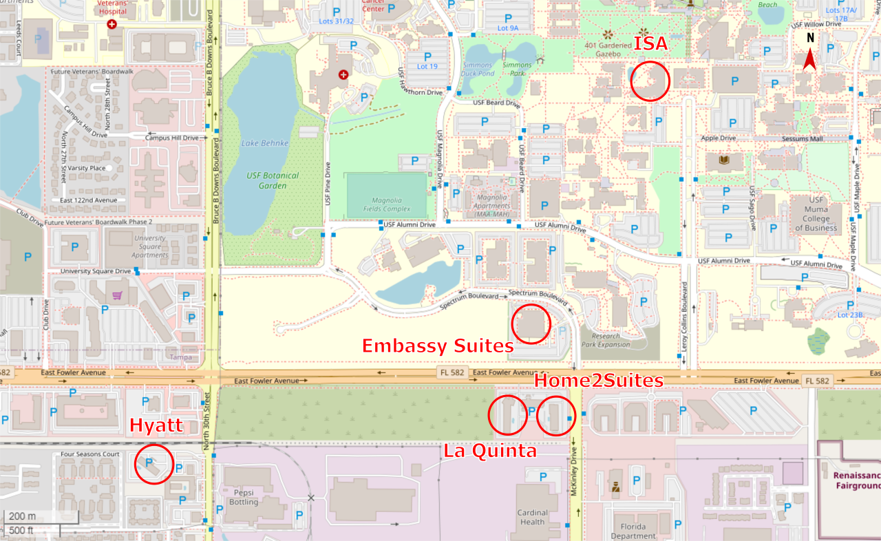 USF Campus Map