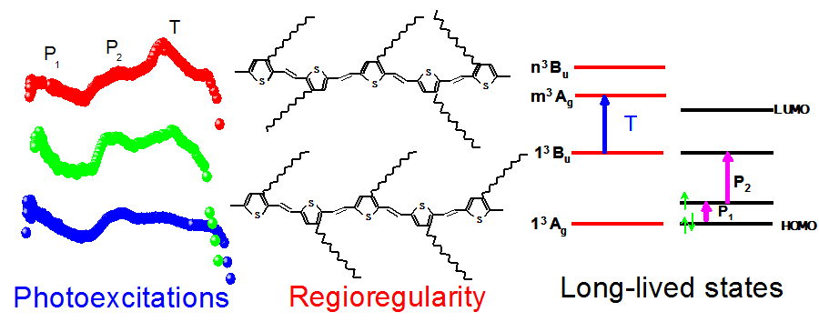 Non-luminescent highly crystalline polymer with NDGS