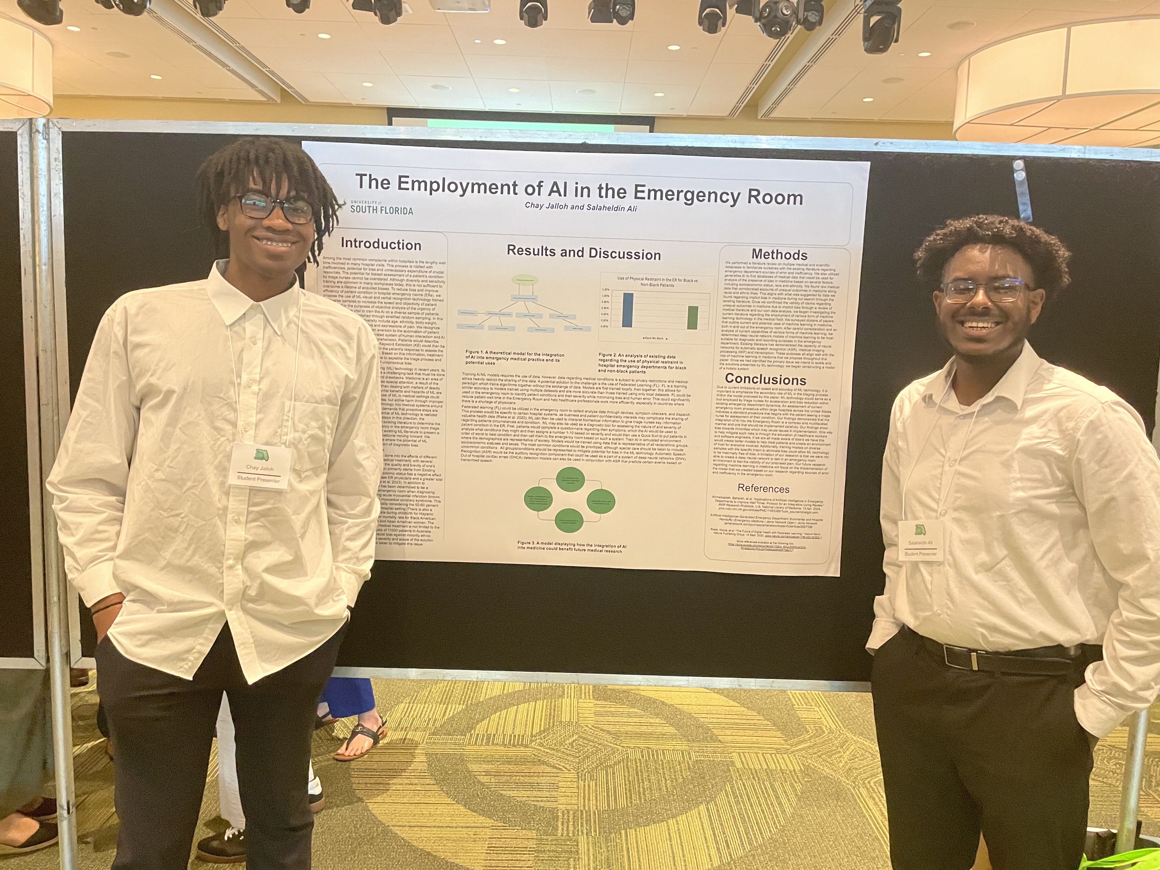 Chay Jalloh and his research partner, Salaheldin Ali