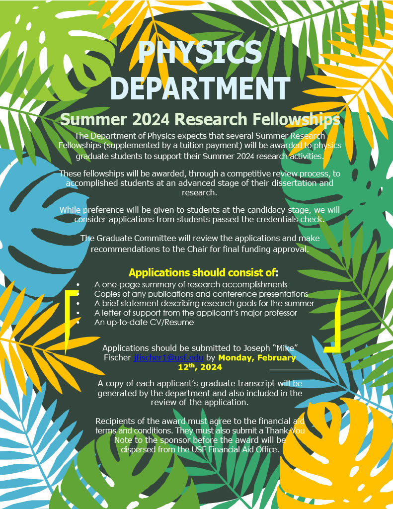 Summer 2024 Research Fellowship