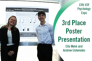 Ella Melei and Andrew Usherenko, 3rd Place Poster Award