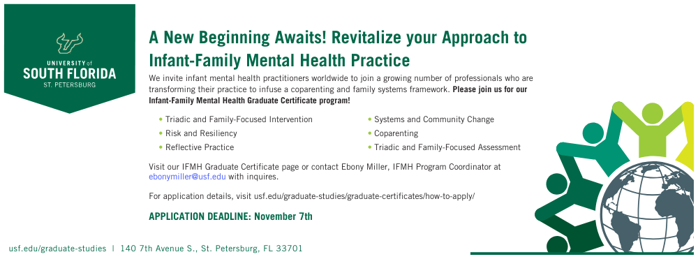 Infant-Family  Mental Health Graduate Certification Application