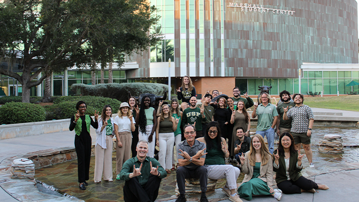 IO Group Photo around USF Bull
