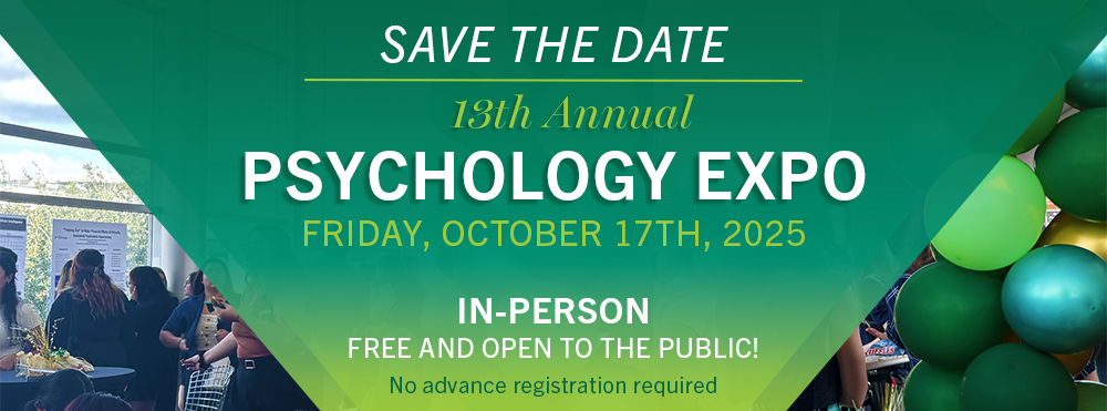 Save the Date, 13th Annual Psychology Expo