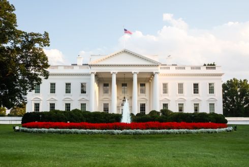 exterior of the White House