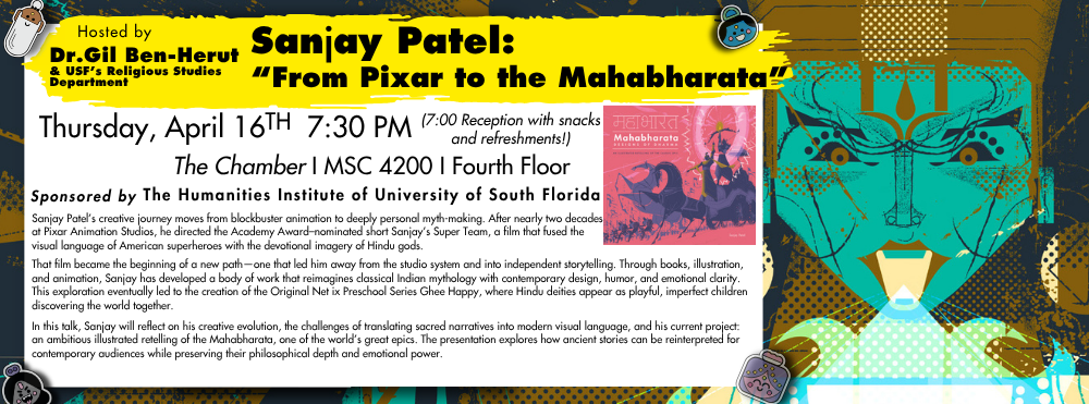 Lecture with Sanjay Patel: From Pixar to the Mahabharata