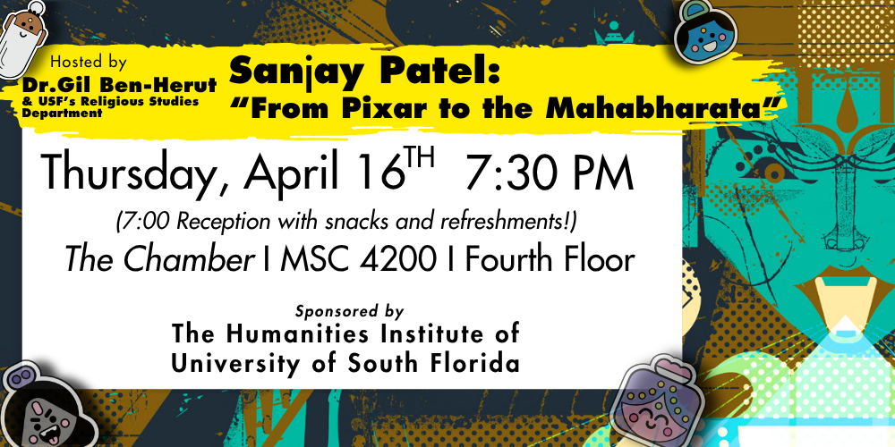 Event Info for lecture by Sanjay Patel: From Pixar to the Mahabharata