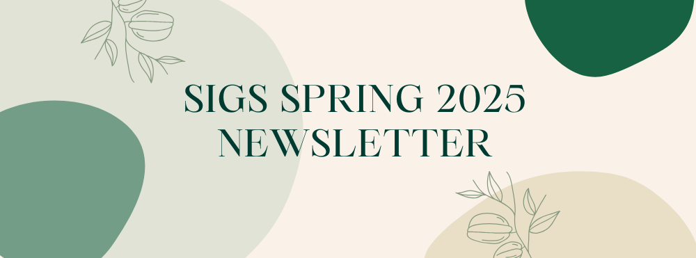 SIGS Fall Newsletter 2025
