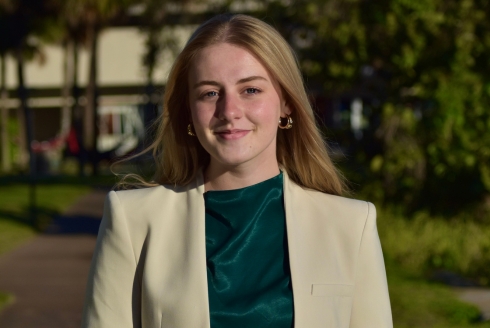 Political science major and Fulbright ETA recipient, Taylor Herman. (Photo courtesy of Taylor Herman)