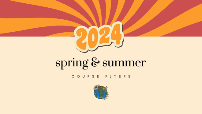 Spring 2024 course flyers