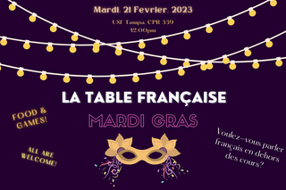 la table francaise - mardi gras