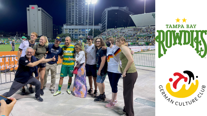 INVITED TO TAMPA BAY ROWDIES GAME WITH A MEET & GREET