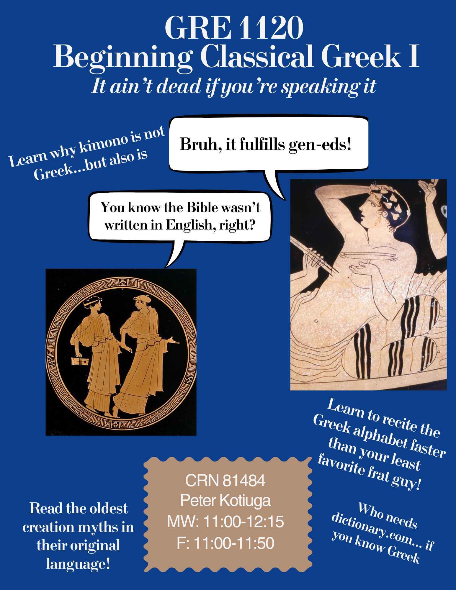 GRE 1120 Fall 26 Course Flyer