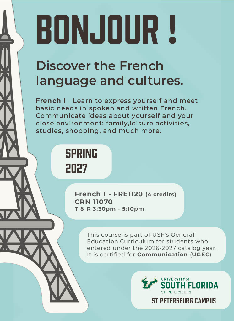 French I Course Flyer St Pete