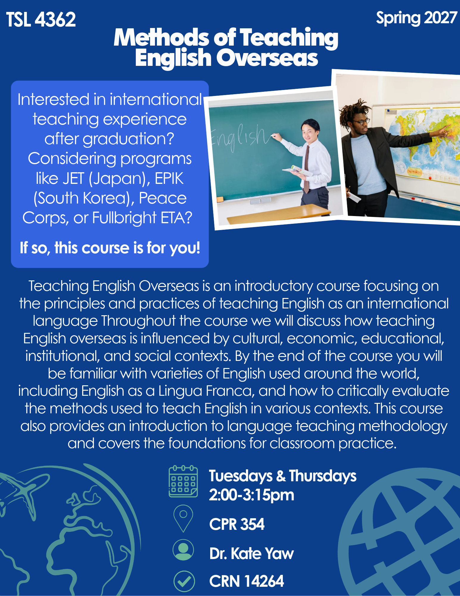 Methods of Teaching English Overseas Flyer