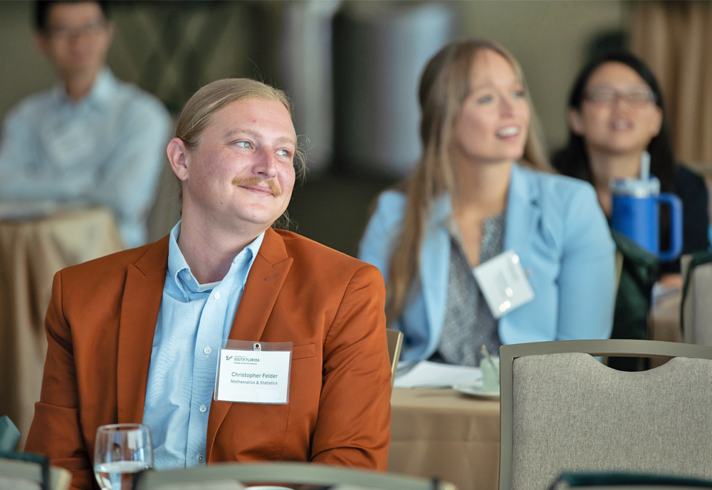 The USF College of Arts and Sciences welcomes 31 new faculty members this fall semester. (Photo by Corey Lepak)