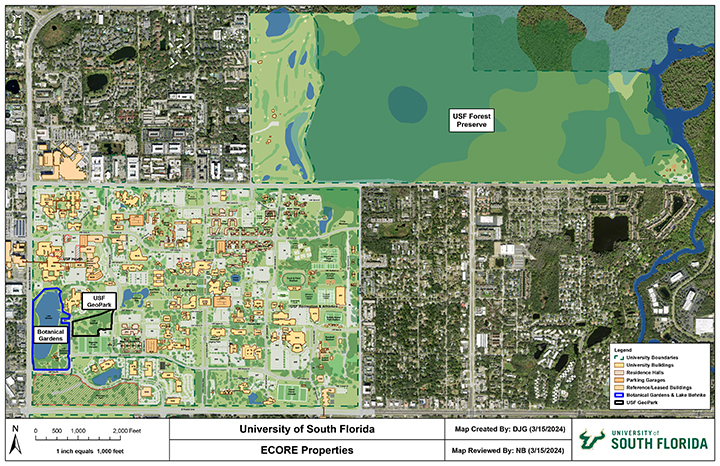 ECORE map