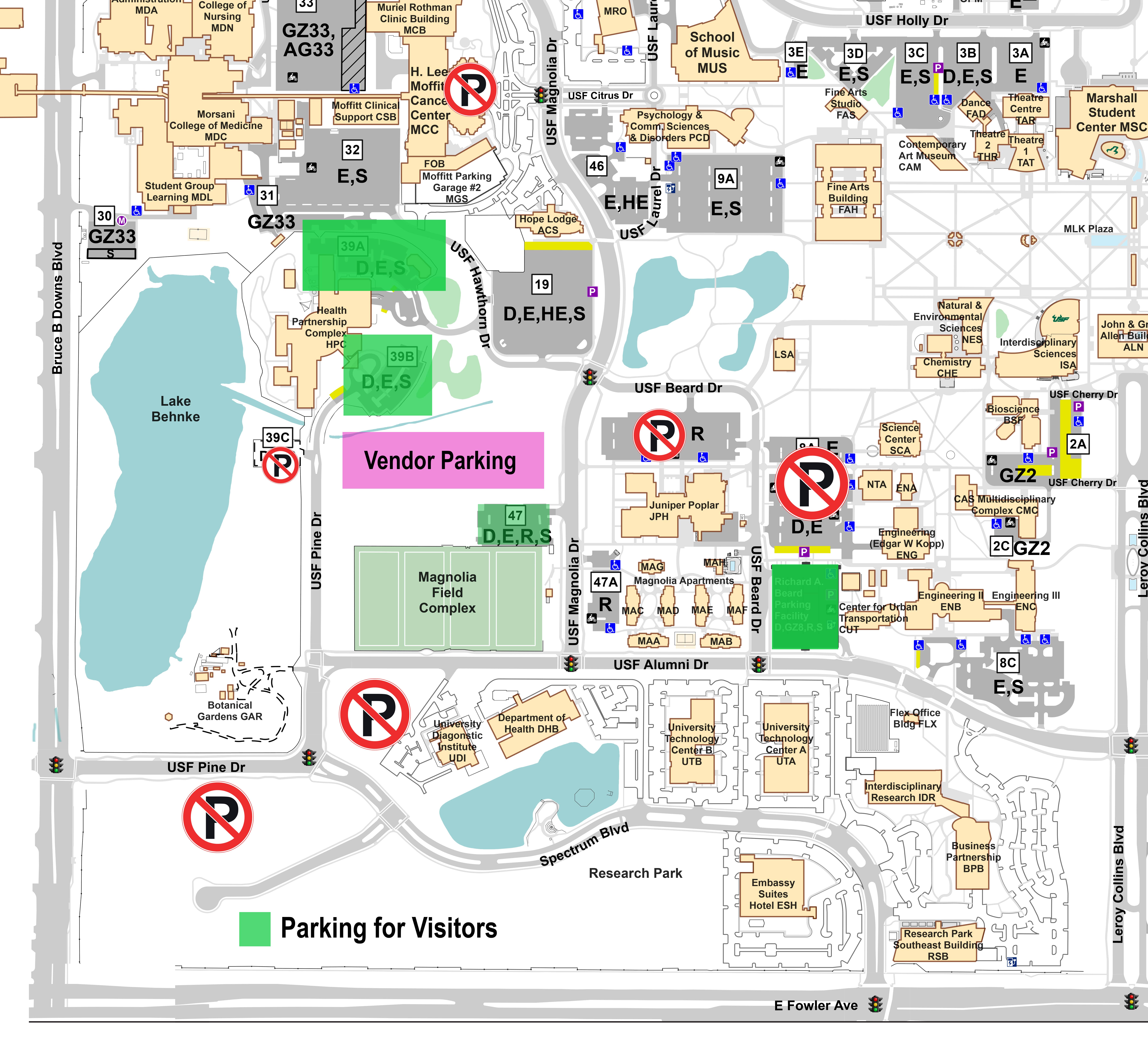 festival parking map