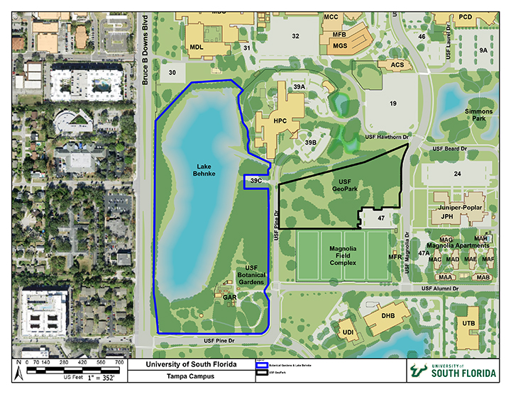 USF GeoPark map