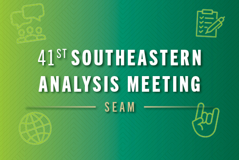 41st Southeastern Analysis Meeting graphic
