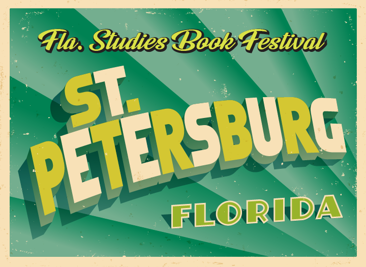 Fla. Studies Book Festival St. Petersburg Florida postcard