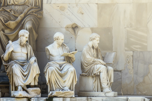 ancient marble statues